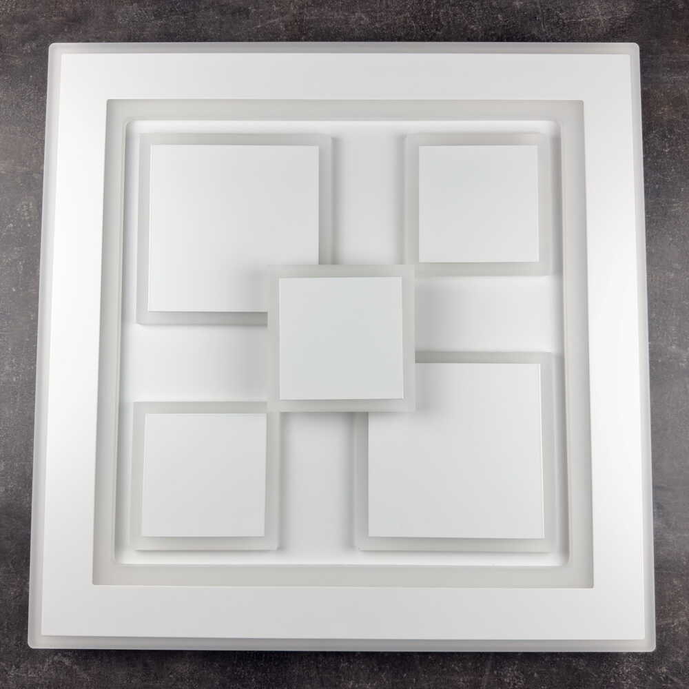 Світильник LED smart OXFORD з пультом 110Вт 3000-6000K 8000Lm Квадратний Білий 220425